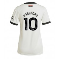 Camiseta Manchester United Marcus Rashford #10 Tercera Equipación para mujer 2024-25 manga corta